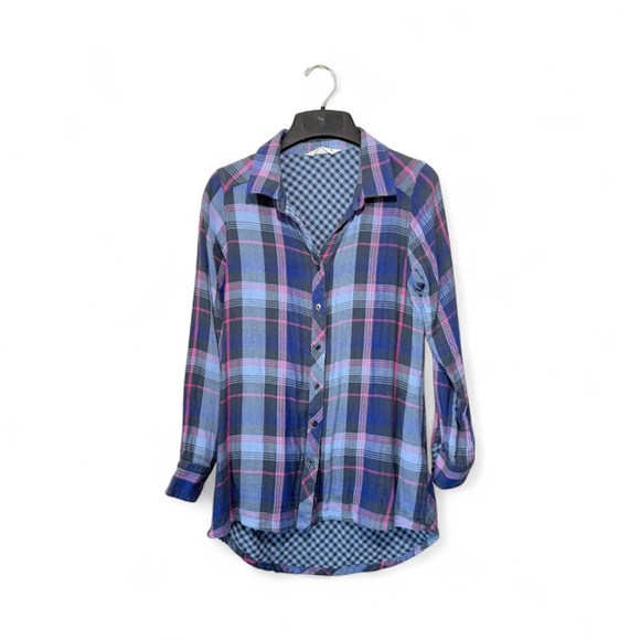 Mountain Khakis Tops - Mountain Khakis Plaid Shirt Navy & Pink Size S
